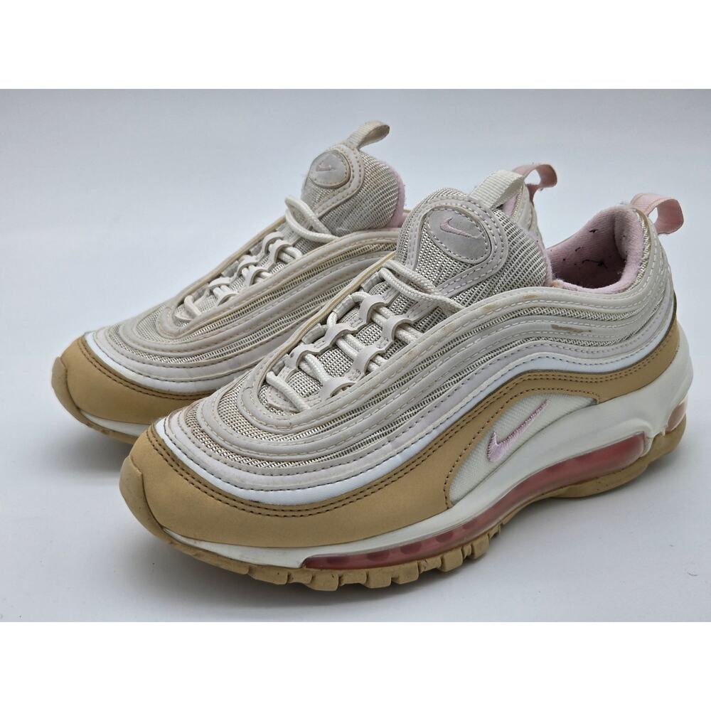 Nike Air Max 97 Sesame Pink Foam GS Size 4Y 921522-113